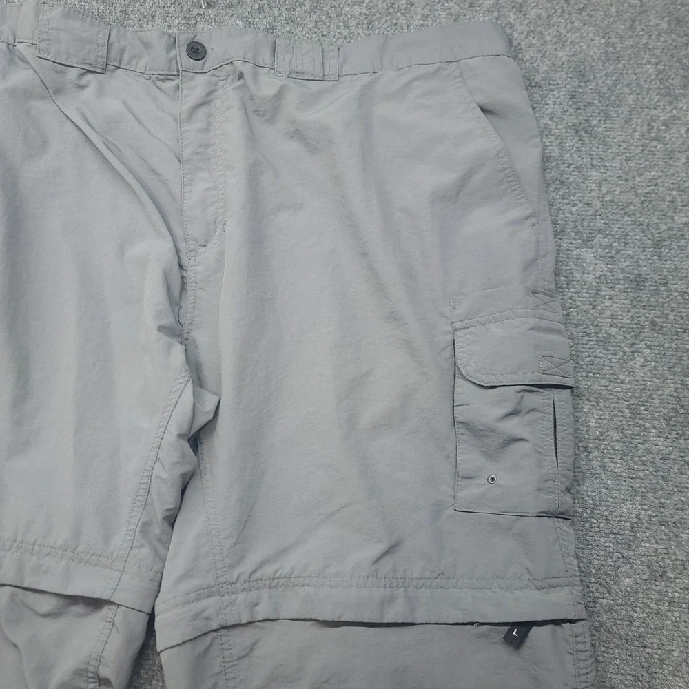 Magellan Outdoors Fish Gear Convertible Cargo Pants Gray 3XL SGMGMF7000 Mens